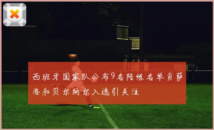 西班牙国家队公布9名陪练名单贡萨洛和贝尔纳尔入选引关注